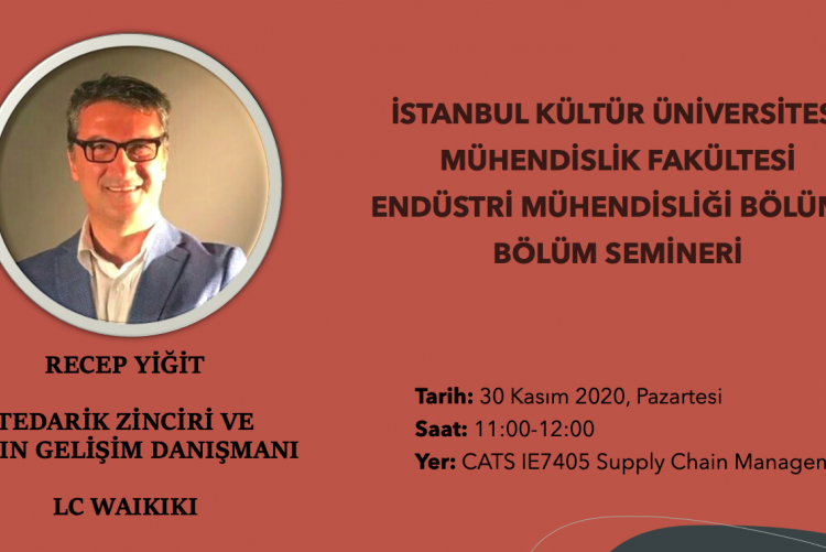 “IE7405 Supply Chain Management” Dersi Semineri - Recep Yiğit